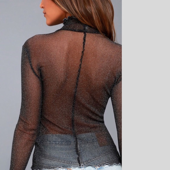 Free People Metallic layering Top NWT - Picture 4 of 4